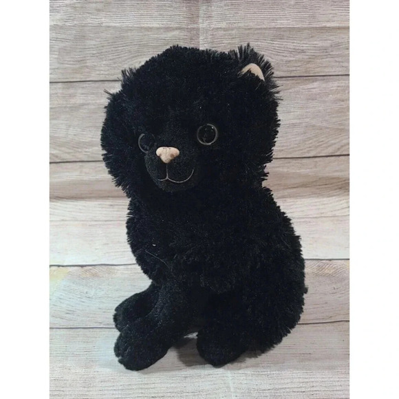 Dan Dee Collector's Choice Plush Black Cat Stuffed Animal Toy 10" 2017 - Picture 1 of 3